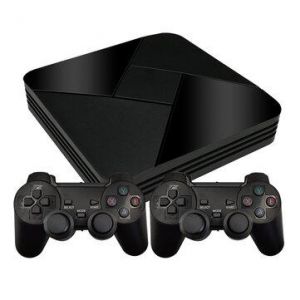 Powkiddy B-01 64GB 128GB 40000 Games Retro TV Games Console 2.4G Wifi Android 7.1 TV Box for PS1 N64 ATARI MD FC Classic Games Pla