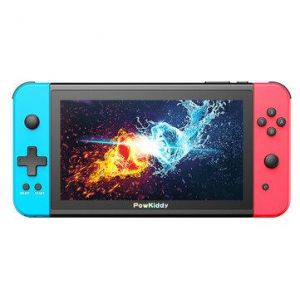 Powkiddy X2 7 Inches IPS Screen Retro Video Handheld Game Console with 32G TF Card Built-in 2500 Games Support HD 3.5mm Output