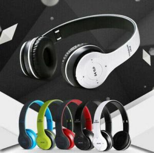 Wireless Headset Headphones Ear Foldable Bluetooth V5.0 Stereo Noise Cancelling