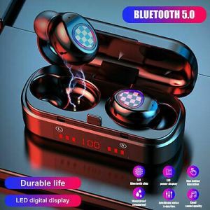 Mini Bluetooth 5.0 Headset TWS Wireless Earphones Stereo Headphones Earbuds 2021