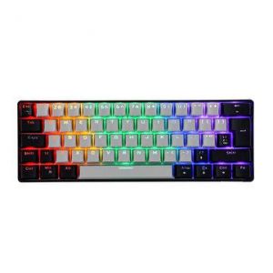 ZIYOULANG T60 62 Keys Mechanical Keyboard Type-C Wired Blue Switch LED Backlit Gaming Keyboard