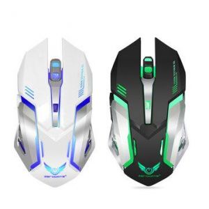 ZERODATE X70 2.4G Wireless Gaming Mouse 2400DPI Rechargeable Built-in 600mAh Battery Optical Laser Computer Gamer Mice for Home Of