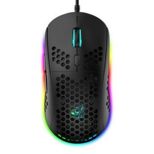 ZIYOULANG M8 Wired Game Mouse Breathing RGB Colorful Honeycomb Hollow 12000DPI Gaming Mouse USB Wired Gamer Mice for Desktop Compu