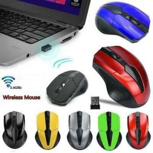 2.4GHz Wireless Cordless Mouse Mice Optical Scroll For PC Laptop Computer + USB/