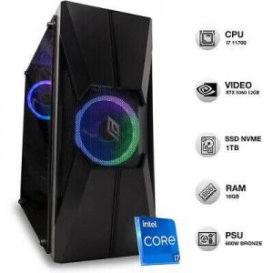 bigstore computers Pc gaming i7 11700 4.90ghz,RTX 3060 12Gb,Ram 16Gb,1Tb NVMe,W10 PRO Pc desktop