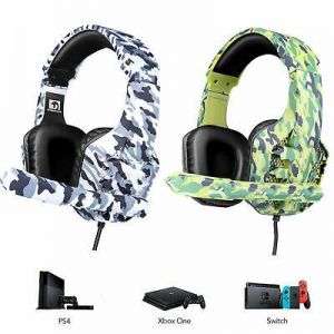 3.5mm Gaming Headset With Mic LED Backlit USB for PC Laptop Mac PS4 Xbox One S X
