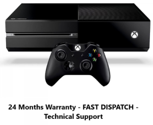 Microsoft Xbox One 500GB Black Console & Controller - 24 MONTHS WARRANTY