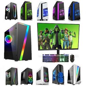 FAST QUAD CORE i5 Gaming PC Computer 8GB RAM 1TB HDD Windows 10 GT710 2GB WIFI