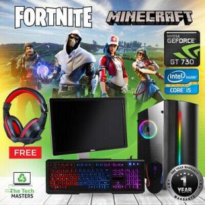 bigstore computers Gaming PC Computer Bundle Intel Core i5 8GB RAM 120GB SSD + 1TB Win 10 GT730 2GB