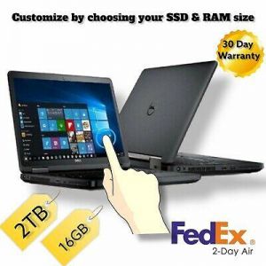 Dell Latitude Business Gaming Laptop Intel Core i5 16GB RAM 2TB SSD Touchscreen