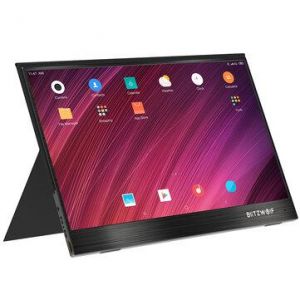 BlitzWolf&reg; BW-PCM3 15.6 Inch Touchable FHD 1080P Type C Portable Computer Monitor Gaming Display Screen for Smartphone Tab